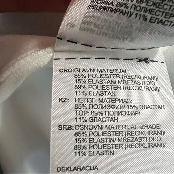 NWT! ADIDAS By Stella McCartney True Strength Run Loose Fit White Tee Size S - Picture 8 of 8